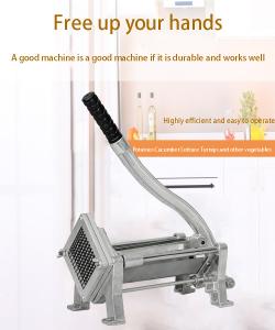 China Top Seller Stainless Steel Chips Slicer Vegetable Slicer Kitchen Tools Manual French Fries Cutter Potato Cutter on sale