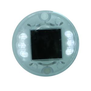 Buy cheap White Round PC IP68 120mm Solar Powered Road Studs , Solar Pavement Marker product