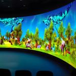 3D Interactive Wall Projection 6 Channels Immersive Projector