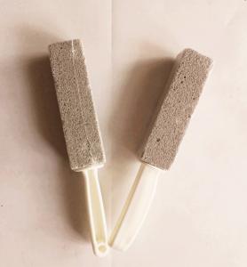 Scouring Stick with Short Handle Pumice Stick Cleaner Pumice Stick Cleaner Pumice Stone for Removing Toilet Bowl Ring Po