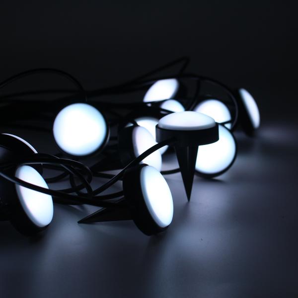 Quality WIFi APP Garden Led String Lights Plug-In RGB Pixel Lawn Bulbs for sale
