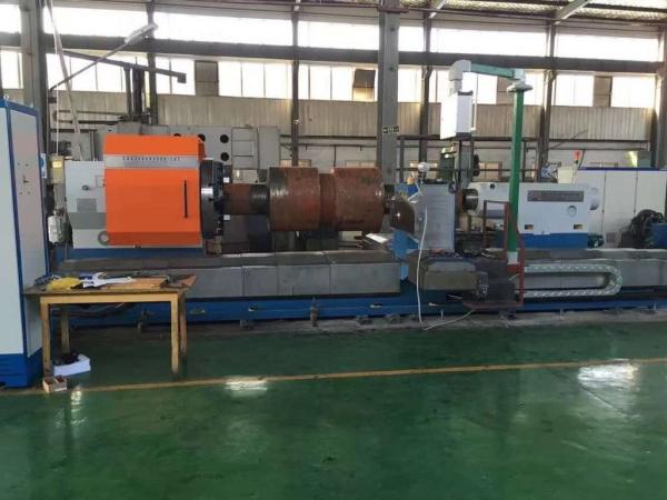 Quality High Precision CNC Horizontal Lathe Machine / Roll Turning CNC Heavy Duty Lathe for sale