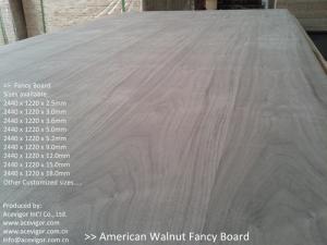 China American Walnut Fancy Plywood 1220 x 2440mm on sale