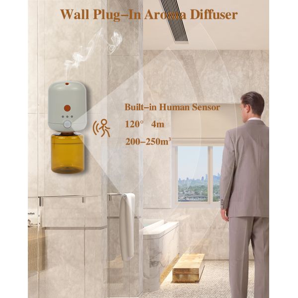 HOMEFISH 130ml Essential Oil Waterless Aroma Diffuser For Office DC 110-240V