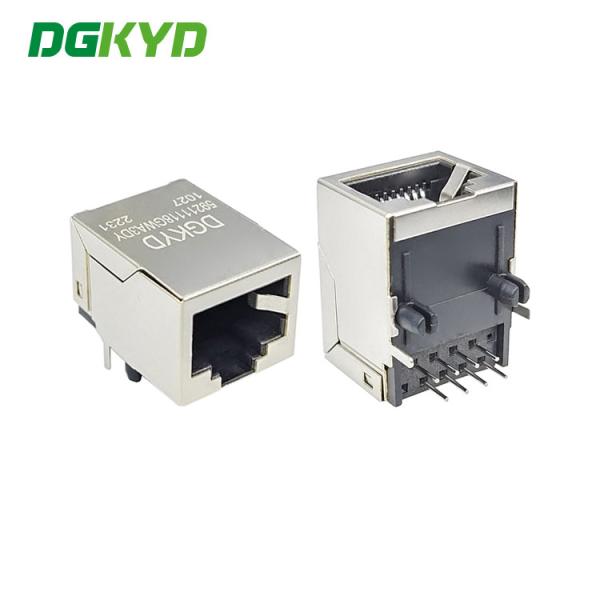 Quality DGKYD59211118GWA3DY1027 Single-Cell RJ45 Connector, No Light, No Wings, 8P8C, No Filter, Network Interface for sale