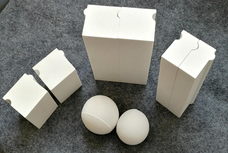 Alumina Ceramic Tiles Lining Materials For Cement Rotary Kilns