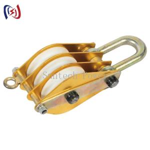 Buy cheap Hoisting Aluminous Alloy Conductor Stringing Tools Nylon Sheave Tackle product