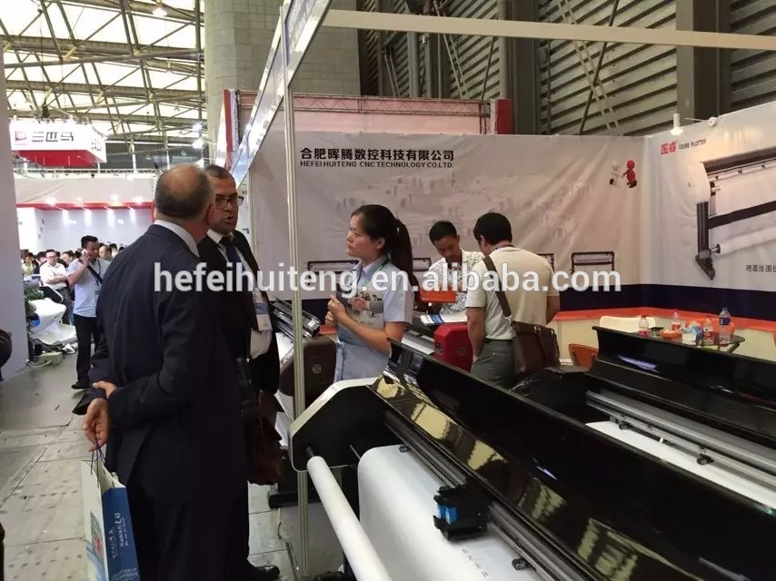 Two Heads Digital Plotter Printer Water Base Ink 60 Meters Long / hour