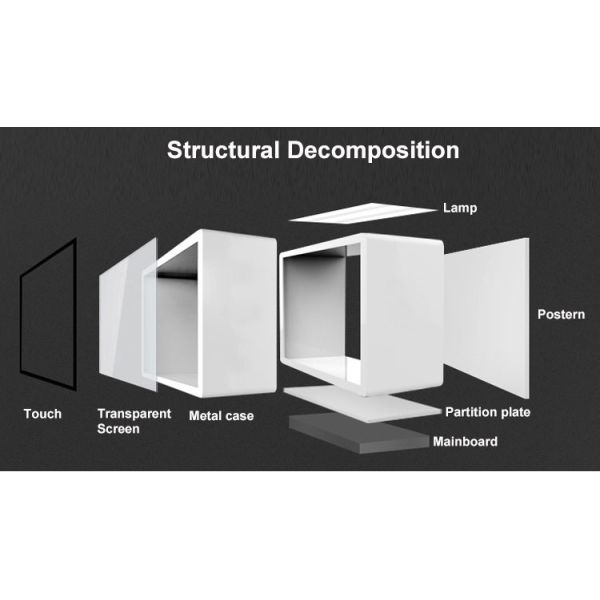 86 Inch Transparent LCD Display