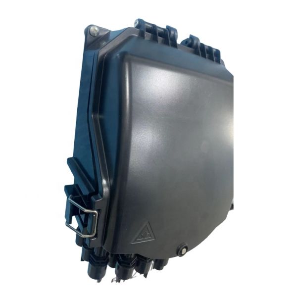 Black Septic Distribution Box for FTTH 1x8 1x16 Pole or Wall Mounted SC Optical Fiber