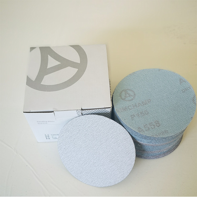 5 inch 80Grit 8Hole Random Orbital Sanding Disc with Hook and Lock Backing