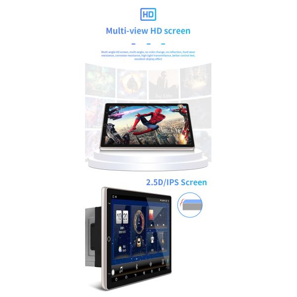 13.3 Inch Android Carplay Multimedia Navigation System 2 Din Universal