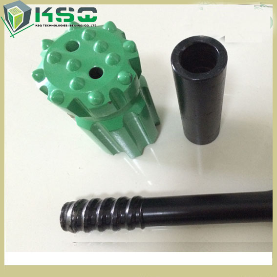 GT60 Thread Diameter 92MM Spherical Drill Bit For Blasting Flat Face