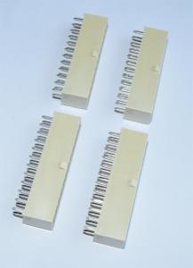 Buy cheap Double Row 2x12P Natural Straight Pin Header with Tin Plated Pins for High-Density Connections on PCB product