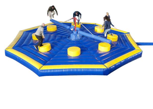 Quality Commercial Inflatable Wipeout Game For Jumping CE / EN14960 Approved for sale
