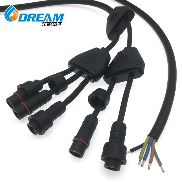 High Quality Y Shape Waterproof LED Power Y Series Connector Power Cord