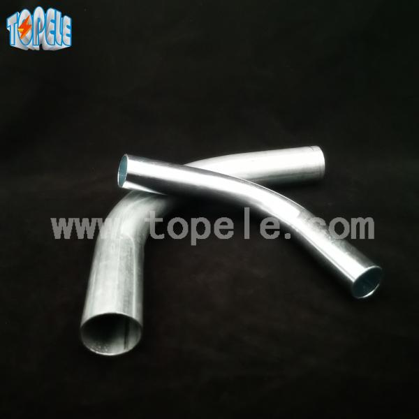 Quality UL Galvanized Steel EMT Conduit And Fittings Metal Conduit Elbow / Curva 90 Degree for sale
