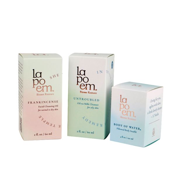 Personalized Custom Candle Box Packaging Printed Craft Lotion Skin Care Paper Box