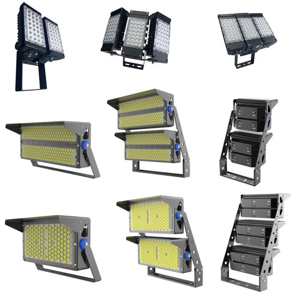 1000w modular Led Flood Light With Rotatable Modules