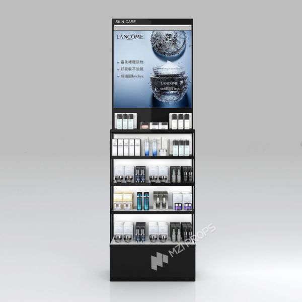 KLNS-R7 Open Top Display Skincare Display Cabinet with 40mm Soft Film Light Box