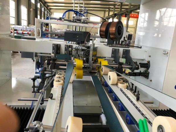 Quality High Speed Single Piece PLC Corrugated Box Stitcher 600pcs/Min for sale