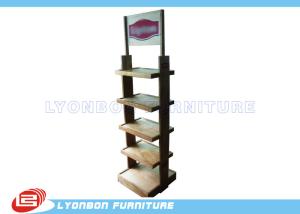 Floor Wooden Display Stands Shelf For Vegetables ，Chipboard Display Stands
