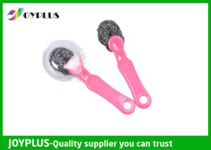 New Designed Stainless Steel Scourer Ball With Plastic Handle