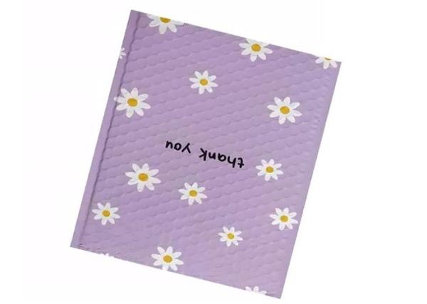 Self Seal Custom Printed Poly Bubble Mailers For Shipping , Mailing , Packing