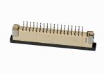 Custom 18 Pin FFC FPC Connector 1.0 Mm Pitch Horizontal Vertical Flexible