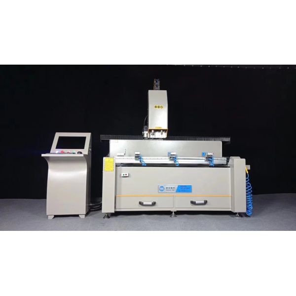 Double Head CNC Drilling Machines For Aluminium Profile with 1500mm working length