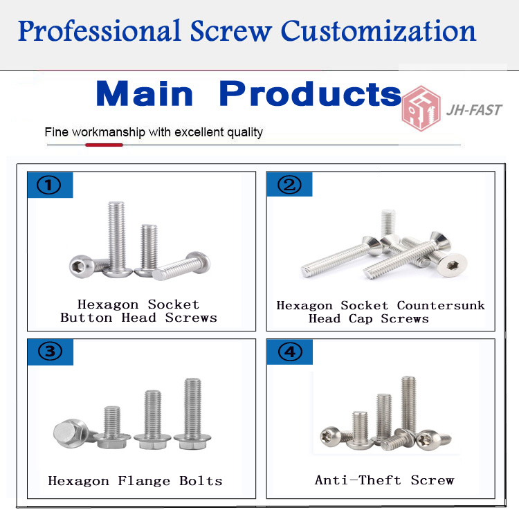 Zinc Plated M2 M3 M4 Triangle One Way Security Torx Tamper Proof Screw with Pin