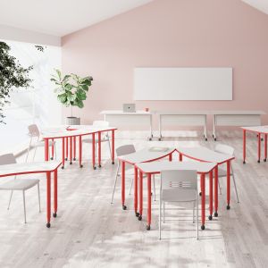 FLEX Modular Conference Room Tables , Dynamic Training Meeting Table With