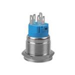 19mm Momentary Push Button Switch Waterproof IP66 5 Pin Terminal