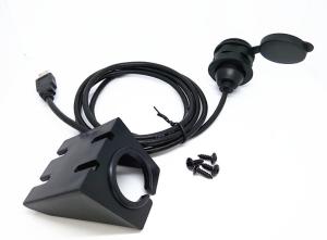 Car Dash Mount USB Extension Cable / Car Charger Aux Cable Water Resistant