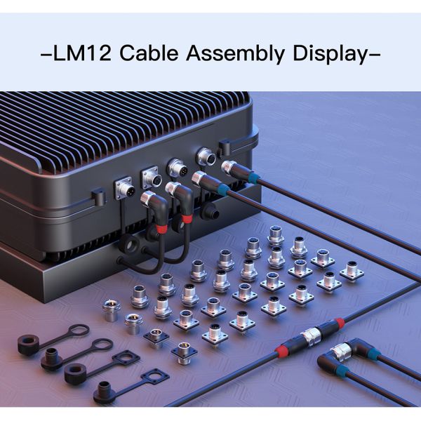 Cnlinko M12 ip68 male female 2 3 4 5 8 pin aviation circular plug led power industrial waterproof cable wire connector