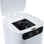 Touchless Smart Trash Can 17.5L White Color Rectangular Auto Self Packing