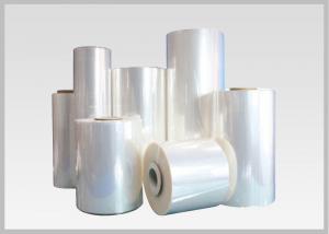 China 35 Mic Clear Soft Pvc Shrink Film Rolls , Heat Shrink Wrap Film With Blow Molding on sale