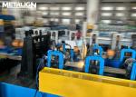 Metal Fan Blade Roll Forming Machine With Laser Welding And Servo Feed System