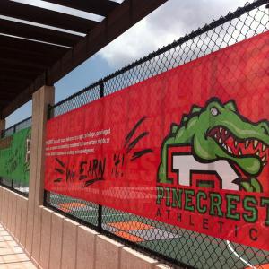 Buy cheap Custom Digital Printed Polyester Flag Flex Mesh For Outdoor Advertising product