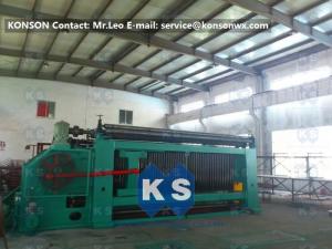 Buy cheap Galvanised Wire Mesh Wire Coiling Wire Netting Gabion Box Mesh Machine With CE product