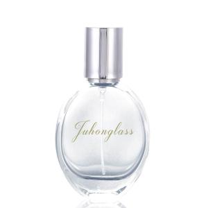 China Screw Mouth Perfume Bottle, Oval Glass, Empty Bottle, Spray, Perfume, Cosmetics Bottle, Nozzle, Separate Bottles on sale