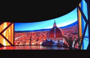 Large Scale Flexible Led Panel Video Screen / Flexible Led Video Wall