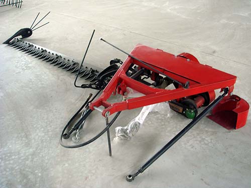 Double entry lawn mower,