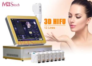 China 4MHz 12 Lines 8 Cartridges Body Slimming HIFU RF Machine on sale