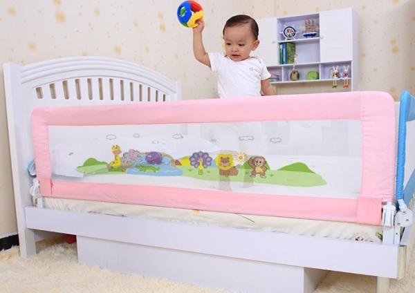 Quality Durable Metal Frame Mesh Toddler Bed Railing Full Size Bed Rails for sale