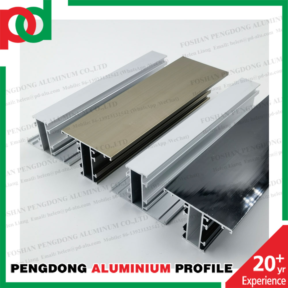Aluminium Profiles Extrusion Casement Window Door Square Tube Customized Anodizing Champagne For Ethiopia Market