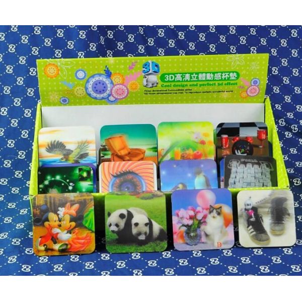 PLASTIC LENTICULAR customized shape design 3d lenticular hang tag flip changing hang tag printing for packaging boxes
