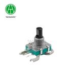 Versatile 16mm 5 Pin Rotary Encoder With Push Button Insulated Shaft