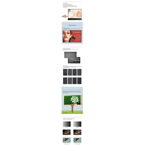 Indoor 3M*2M Full Color P2.5 LED Screen Movable Advertising Display High Brightness Digital Signage