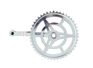 High Strength Road Bike Crankset Single Speed 48T Custom Made